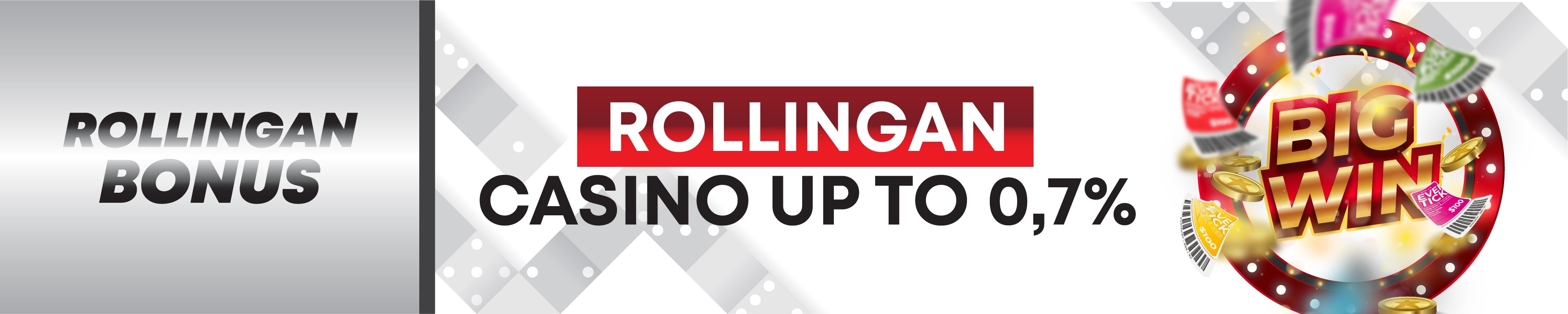 BONUS ROLLINGAN CASINO RAJAUNTUNG